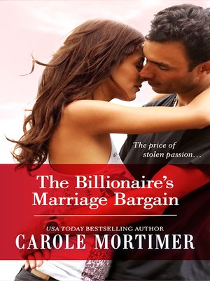 cover image of The Billionaire's Marriage Bargain